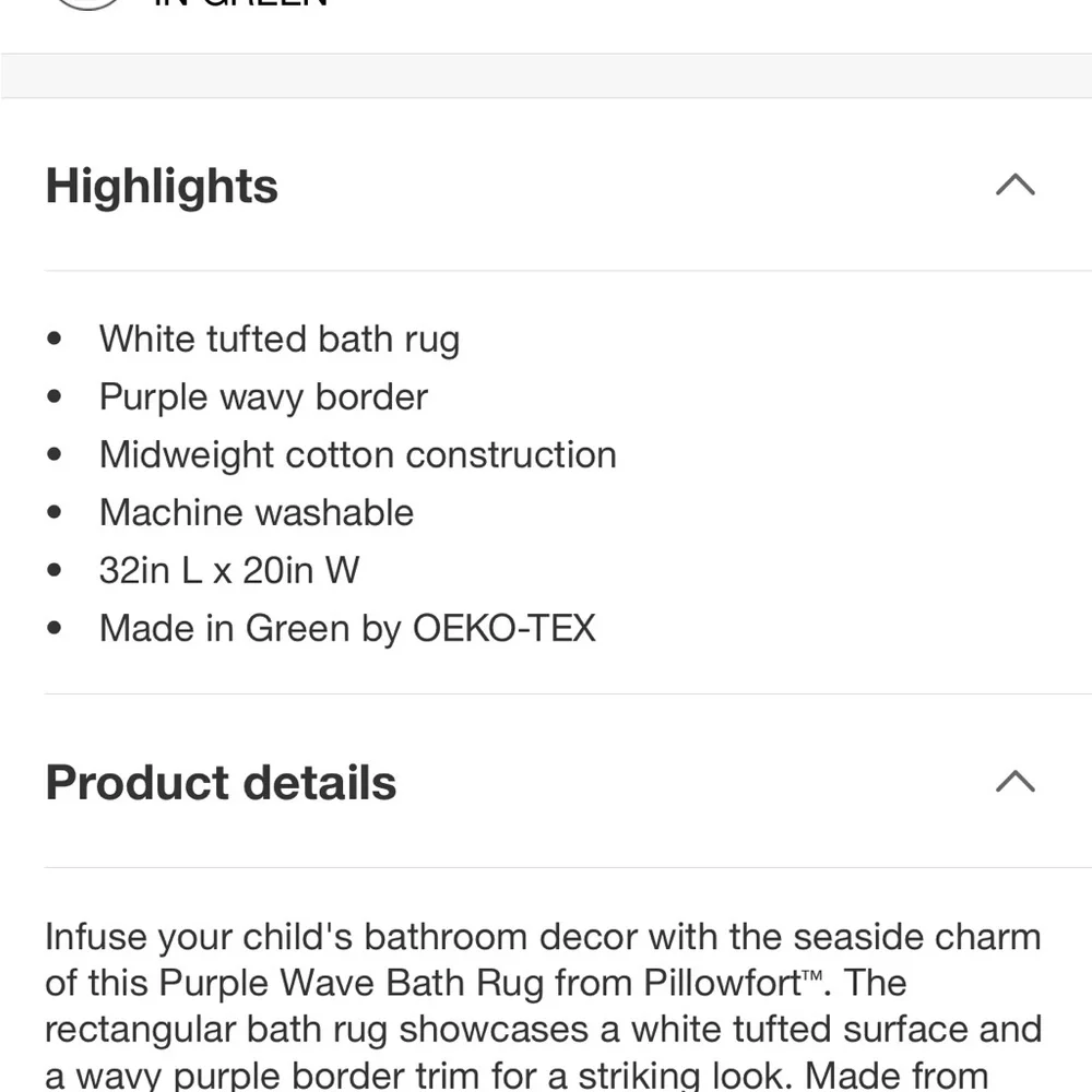Target Pink and White Bath Mat NEW